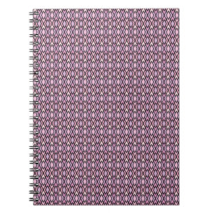 Caderno Espiral Estilo Rosa e Preto