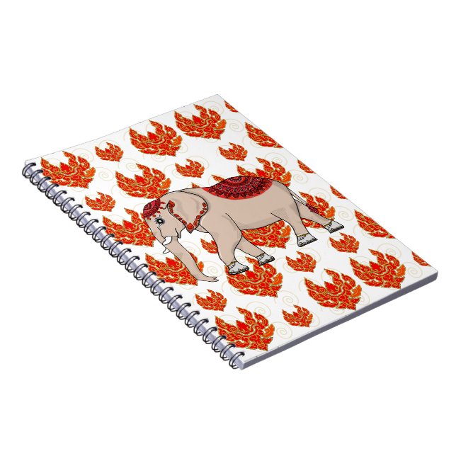 Caderno Espiral Estilos Tailandeses de Notebook Foto Espiral. (Lado Direito)