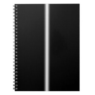 Caderno Espiral Estirpe branca esmaecida em preto