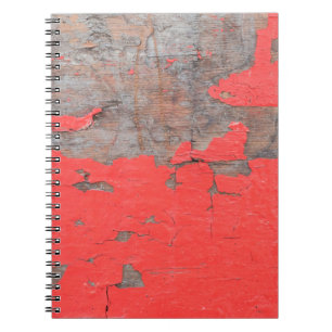 Caderno Espiral Estofo antigo e descascador de madeira conselho pi