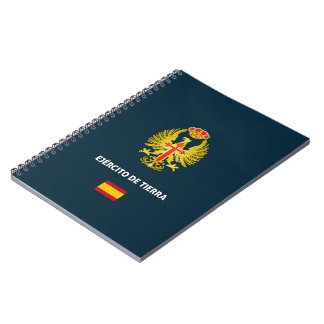 Caderno Espiral Estojo para Passaporte do Exército de Terra