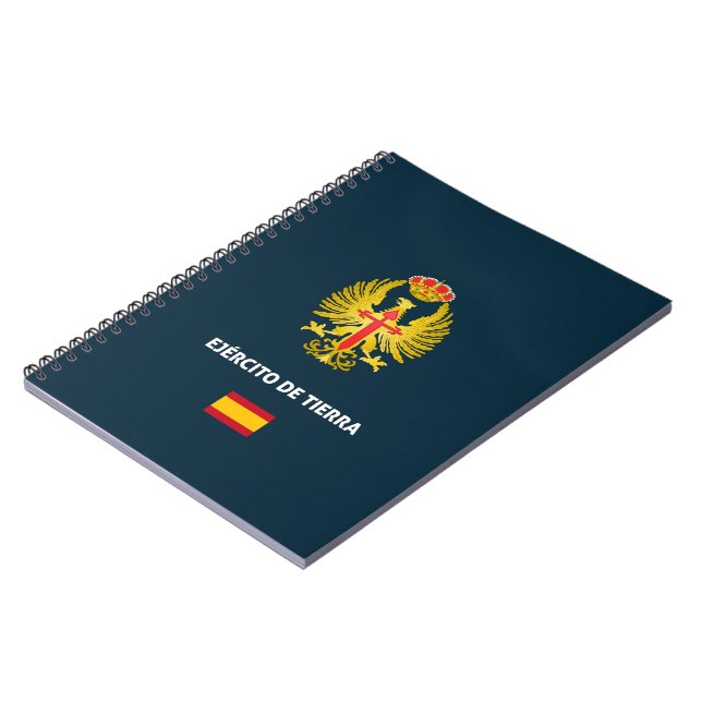 Caderno Espiral Estojo para Passaporte do Exército de Terra (Left Side)