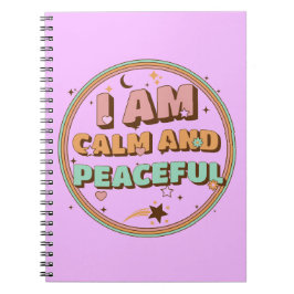 Caderno Espiral Estou Calmo E Paciente