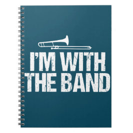 Caderno Espiral Estou com o jogador de trombone da Banda.