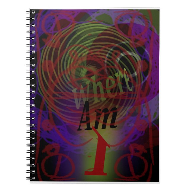 Caderno Espiral Estou Perdido  (Frente)