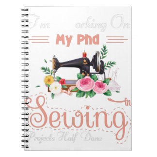 Caderno Espiral Estou trabalhando em meus projetos de doutorado me