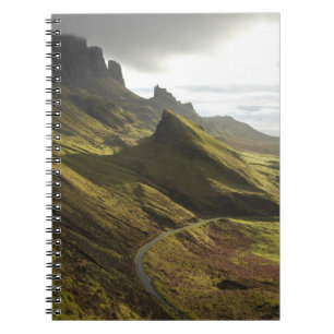 Caderno Espiral Estrada ascendente The Quiraing, Ilha de Skye,