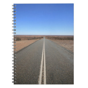 Caderno Espiral Estrada do interior de Austrália - bloco de notas