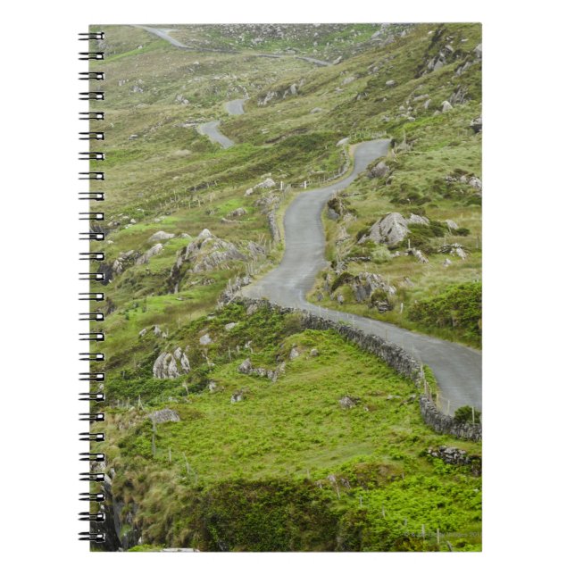 Caderno Espiral Estrada entre Ballaghacahreen e Caherkeen. (Frente)