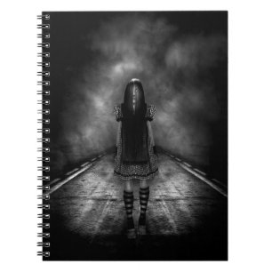 Caderno Espiral Estrada escura