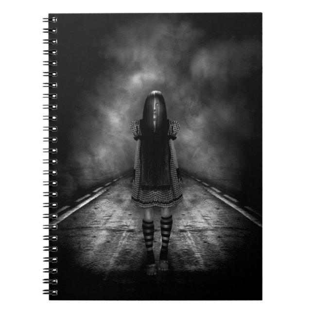 Caderno Espiral Estrada escura (Frente)