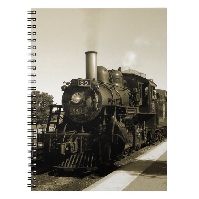 Caderno Espiral Estrada-férrea histórica (Frente)