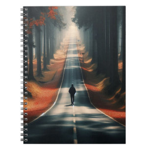 Caderno Espiral estrada solitário