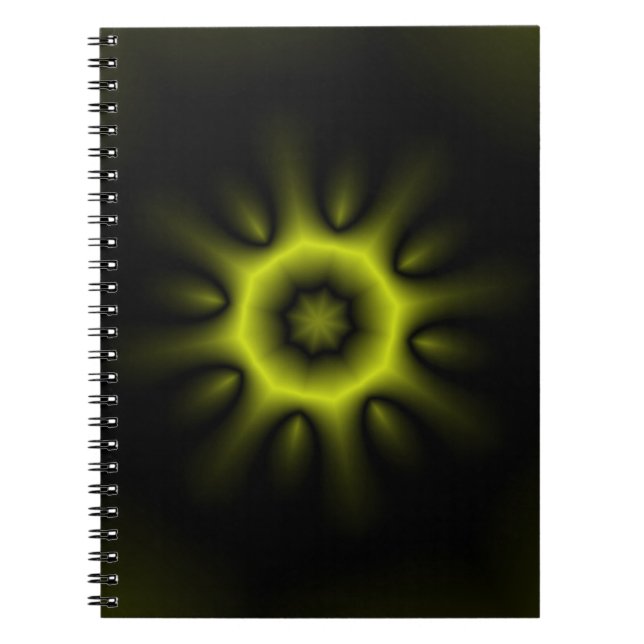 Caderno Espiral Estrela Amarela Explosiva (Frente)