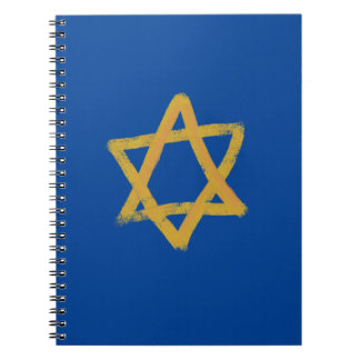 Caderno Espiral Estrela Azul de David Notebook