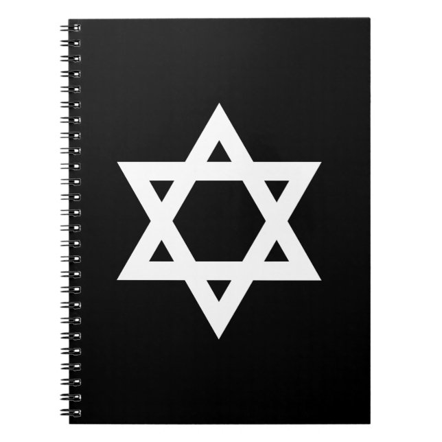 Caderno Espiral Estrela Branca de Davi (Frente)