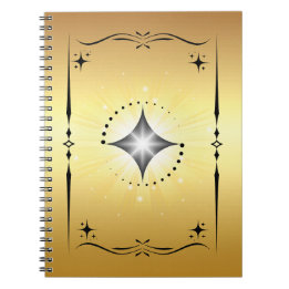 Caderno Espiral Estrela Brilhante
