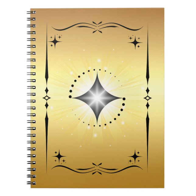 Caderno Espiral Estrela brilhante (Frente)