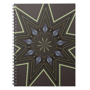 Caderno Espiral Estrela de Nove Pontas