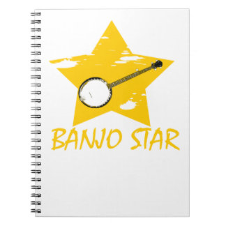 Caderno Espiral Estrela do Banjo