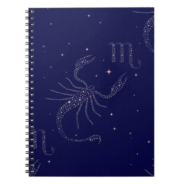 Caderno Espiral estrela escorpião (Frente)