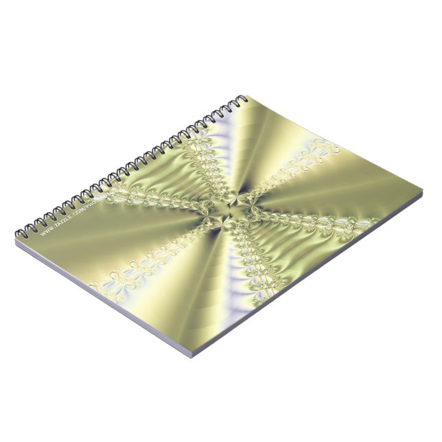 Caderno Espiral Estrela Metálica (Left Side)