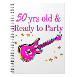 CADERNO ESPIRAL ESTRELA ROCK DE 50 ANOS