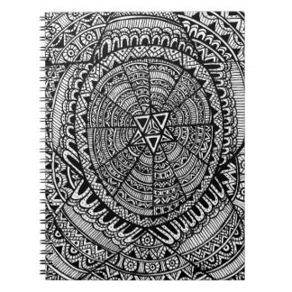 Caderno Espiral Estrela tribal