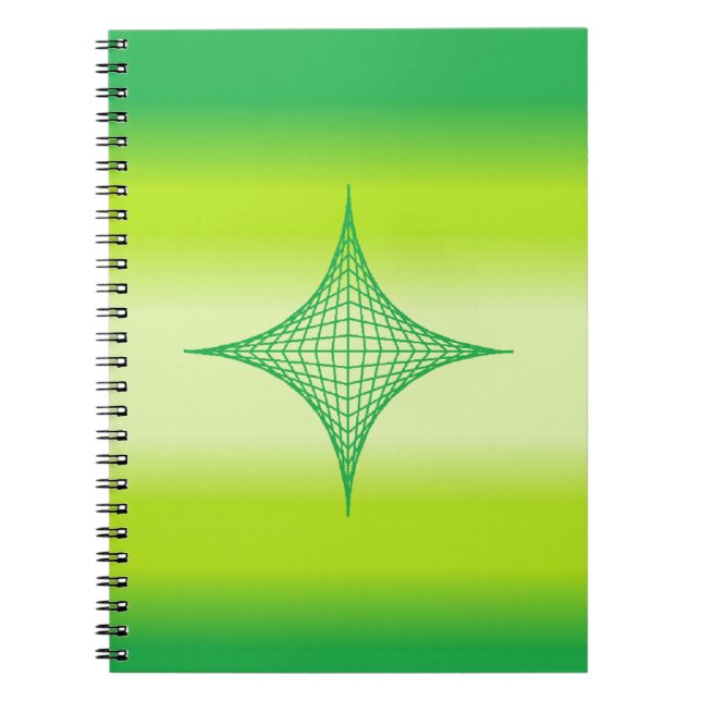Caderno Espiral Estrela Verde (Frente)
