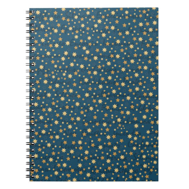 Caderno Espiral estrelas (Frente)