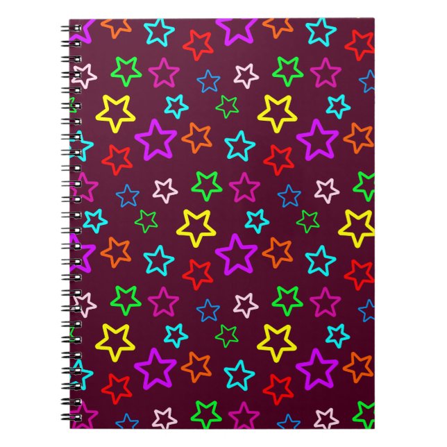 CADERNO ESPIRAL ESTRELAS (Frente)