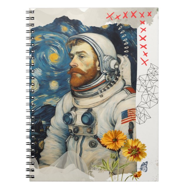 Caderno Espiral Estrelas me fazem sonhar | Diário para notebook (Frente)