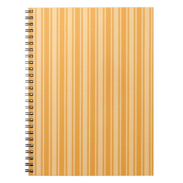 Caderno Espiral Estrias de doces amarelas (Frente)