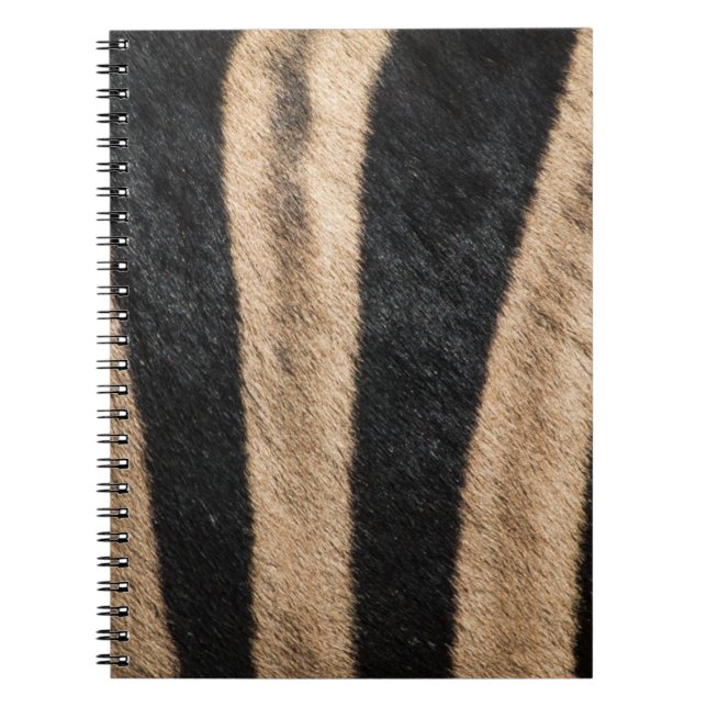 CADERNO ESPIRAL ESTRUTURA DE IMPRESSÃO ANIMAL ZEBRA (Frente)