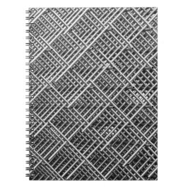 Caderno Espiral Estrutura de metal complexa