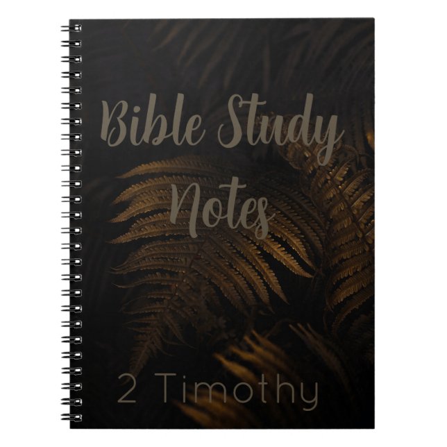 Caderno Espiral Estudo Bíblico-2 Timóteo (Frente)