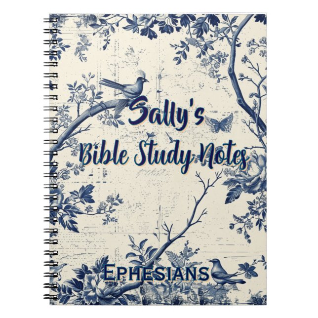 Caderno Espiral Estudo Bíblico - Efésios (Frente)