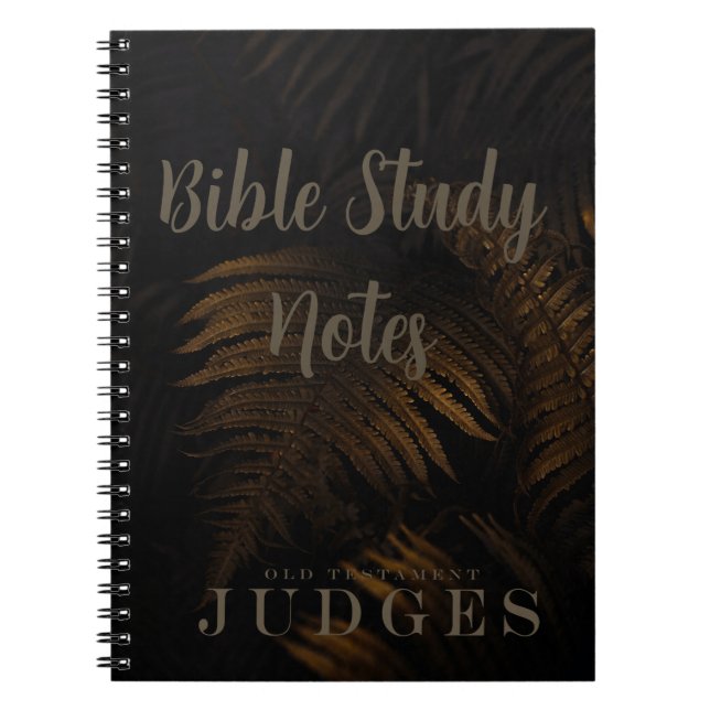 Caderno Espiral Estudo Bíblico - Juízes (Frente)