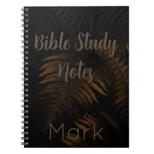 Caderno Espiral Estudo Bíblico-Marcos
