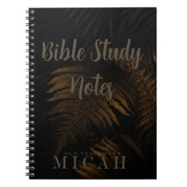 Caderno Espiral Estudo Bíblico-Miqueias