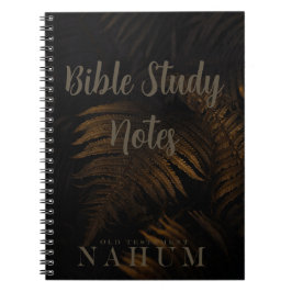 Caderno Espiral Estudo Bíblico-Nahum