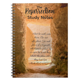 Caderno Espiral Estudo Bíblico Ressurreição de Jesus Cristo