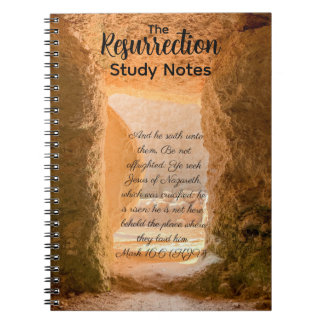 Caderno Espiral Estudo Bíblico Ressurreição de Jesus Cristo