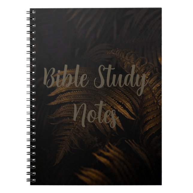 Caderno Espiral Estudo da Bíblia (Frente)