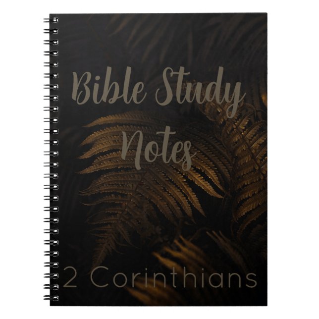 Caderno Espiral Estudo da Bíblia-2 Coríntios (Frente)