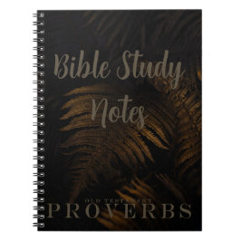 Caderno Espiral Estudo da Bíblia-Provérbios
