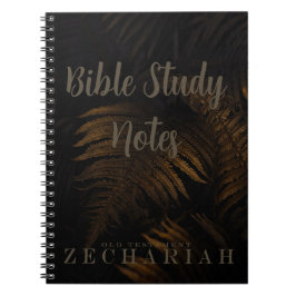 Caderno Espiral Estudo da Bíblia-Zechariah