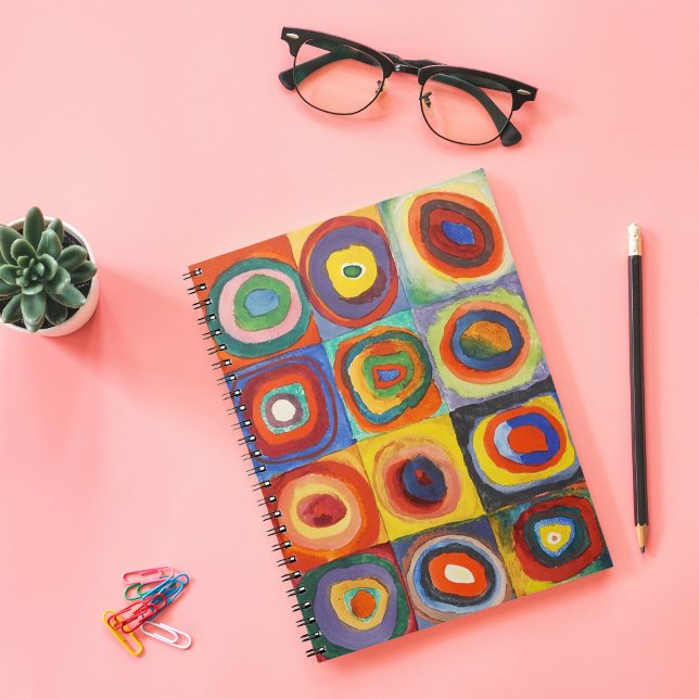 Caderno Espiral Estudo de cor | Wassily Kandinsky (Criador carregado)