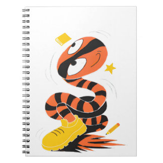 Caderno Espiral Estudo de Serpente de Inclusão Design Vibe