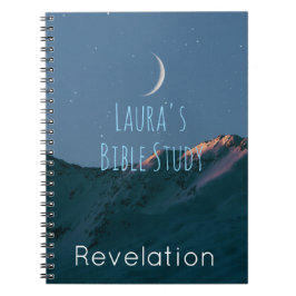 Caderno Espiral Estudo Personalizado da Bíblia | Moonlight Christi